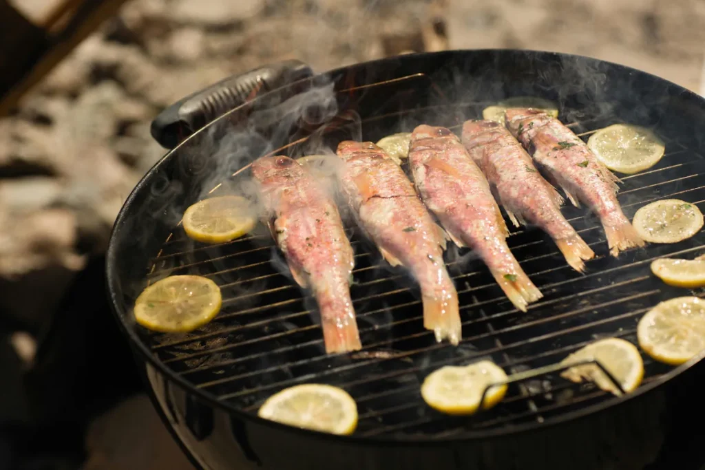 grillad makrill med tomatsalsa