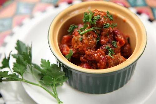 Italienska köttbullar i tomatsås